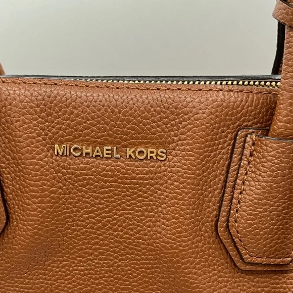 Michael Kors Mercer Tan Leather Tote - Picture 3 of 10